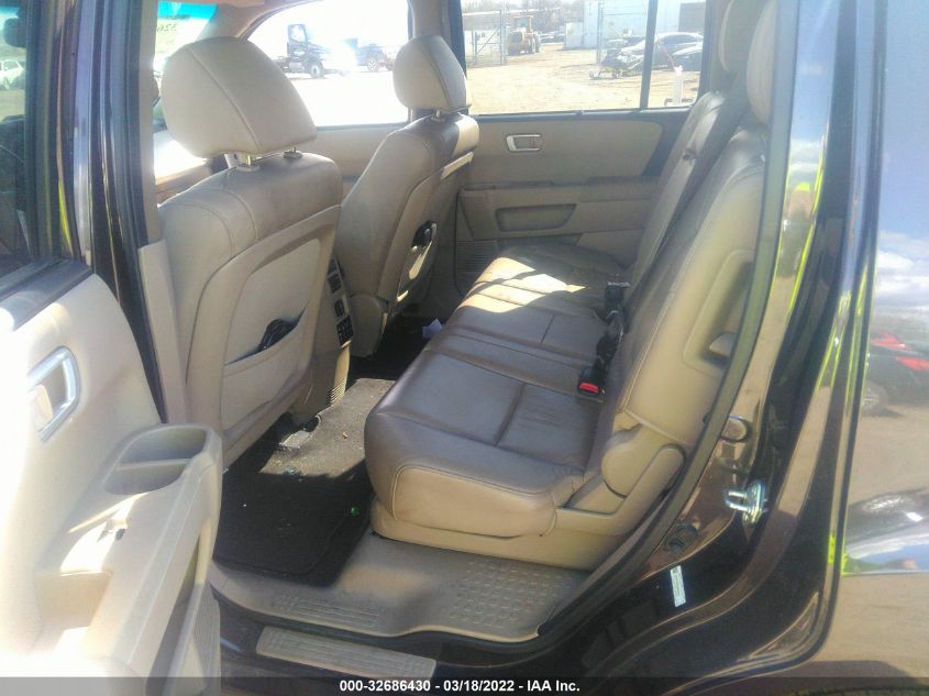 2014 HONDA PILOT TOURING 5FNYF4H94EB052462