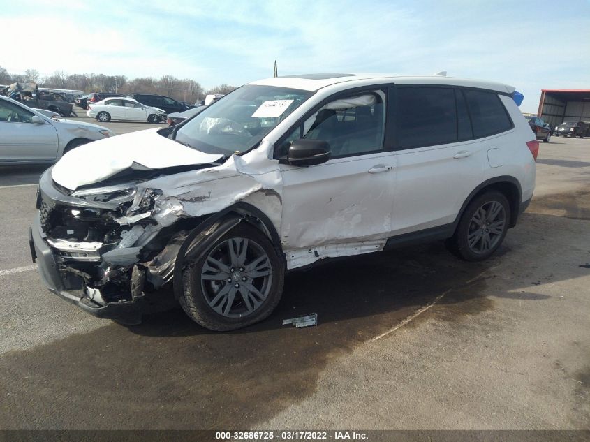 2021 HONDA PASSPORT EX-L 5FNYF8H50MB001494