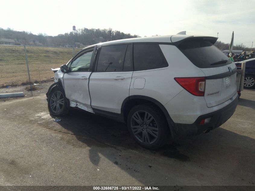2021 HONDA PASSPORT EX-L 5FNYF8H50MB001494