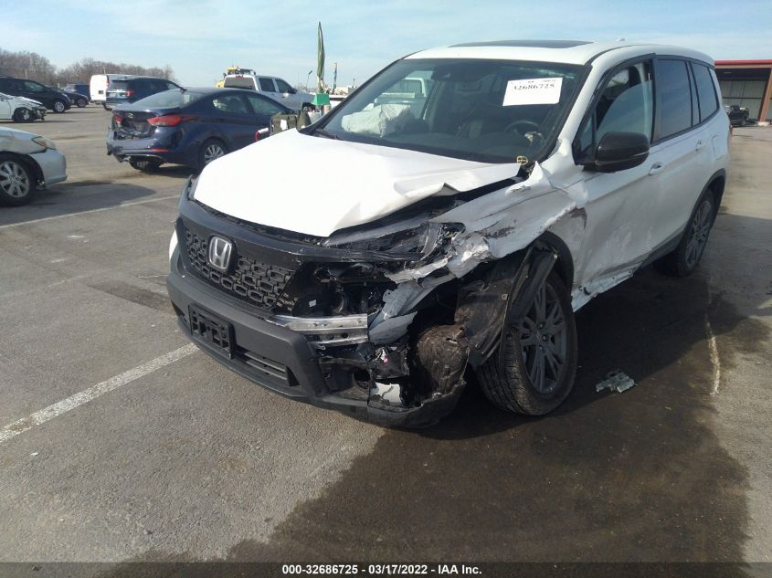 2021 HONDA PASSPORT EX-L 5FNYF8H50MB001494