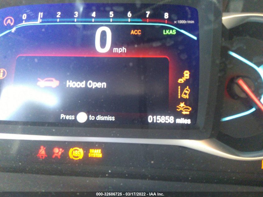 2021 HONDA PASSPORT EX-L 5FNYF8H50MB001494
