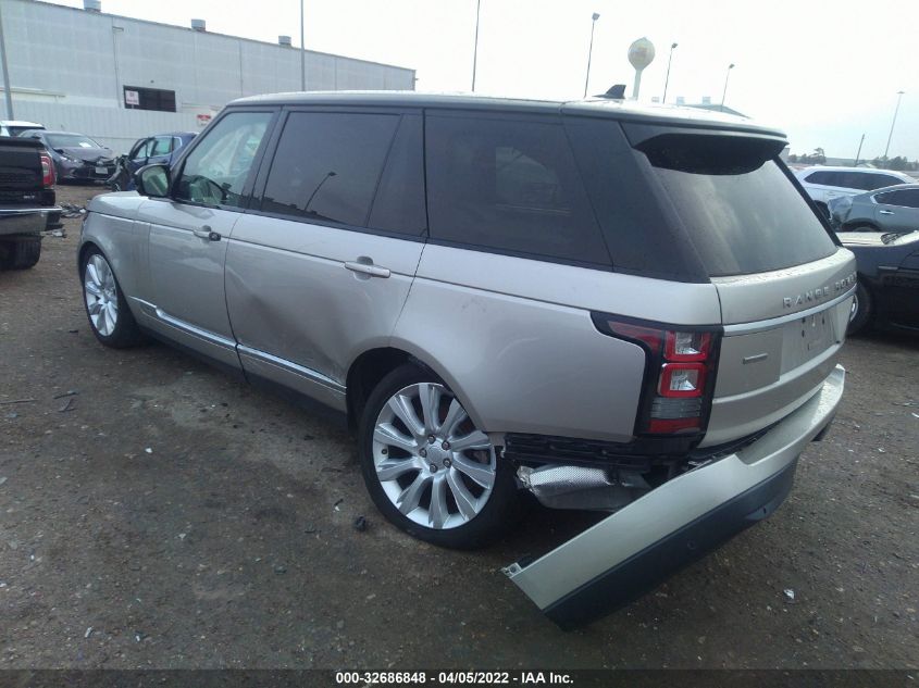 2015 LAND ROVER RANGE ROVER SUPERCHARGED SALGS3TF2FA214946