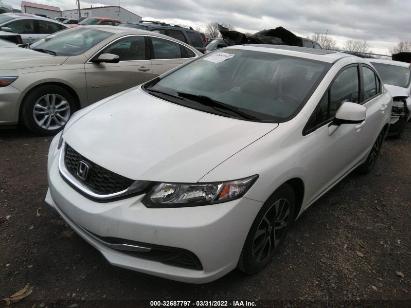 2013 HONDA CIVIC SDN EX 19XFB2F8XDE062175