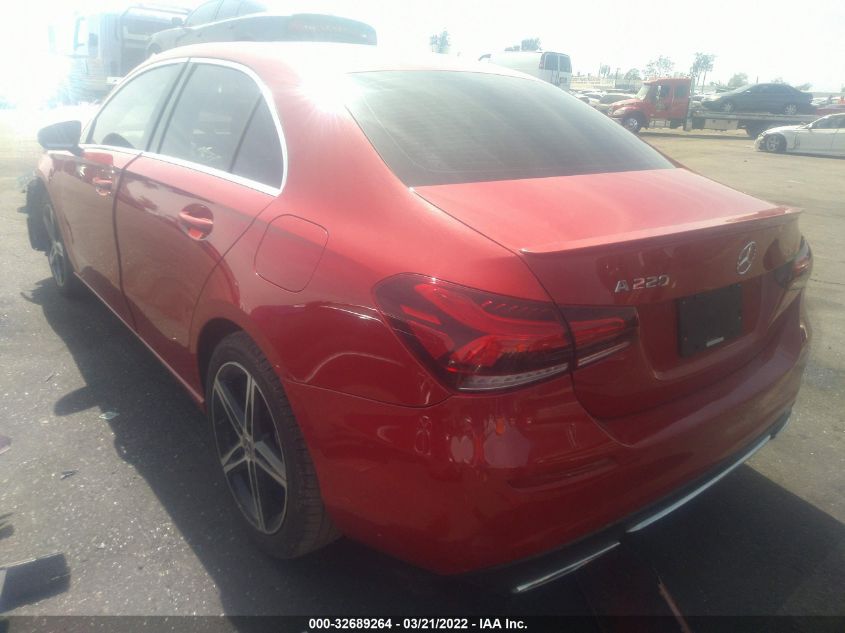 2019 MERCEDES-BENZ A-CLASS A 220 WDD3G4EB5KW028537