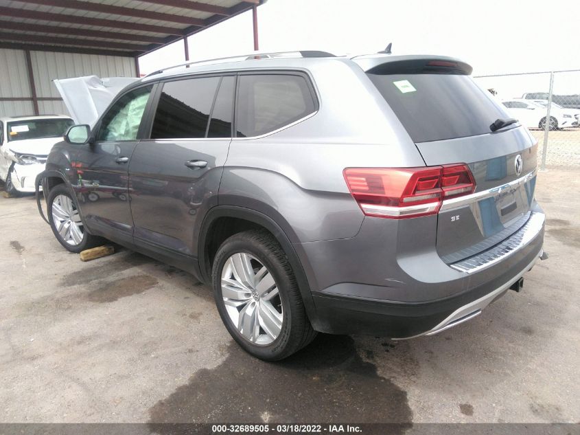 2019 VOLKSWAGEN ATLAS 3.6L V6 SE W/TECHNOLOGY 1V2WR2CA9KC610737
