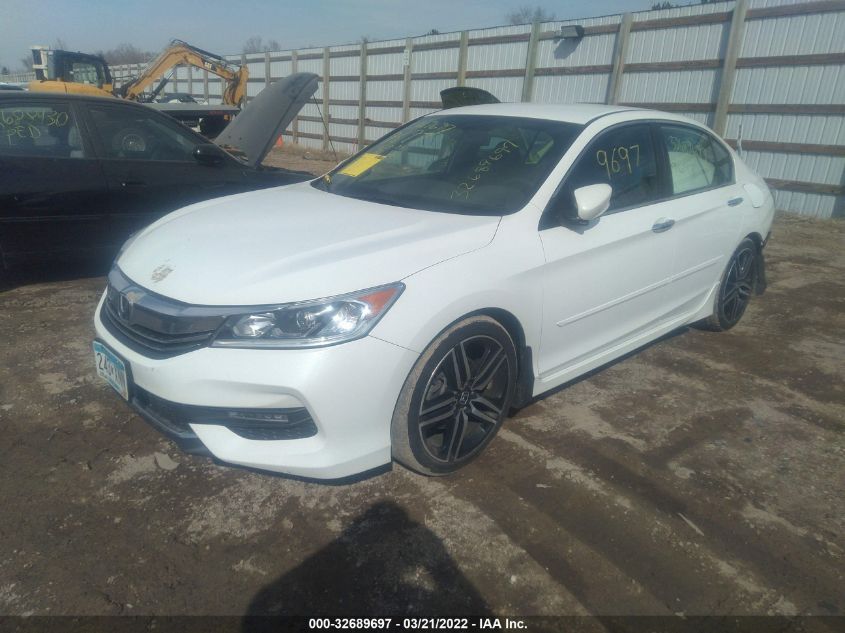 2017 HONDA ACCORD SEDAN SPORT SE 1HGCR2F13HA113902