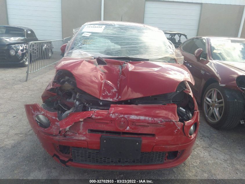 2013 FIAT 500 POP 3C3CFFAR6DT545774