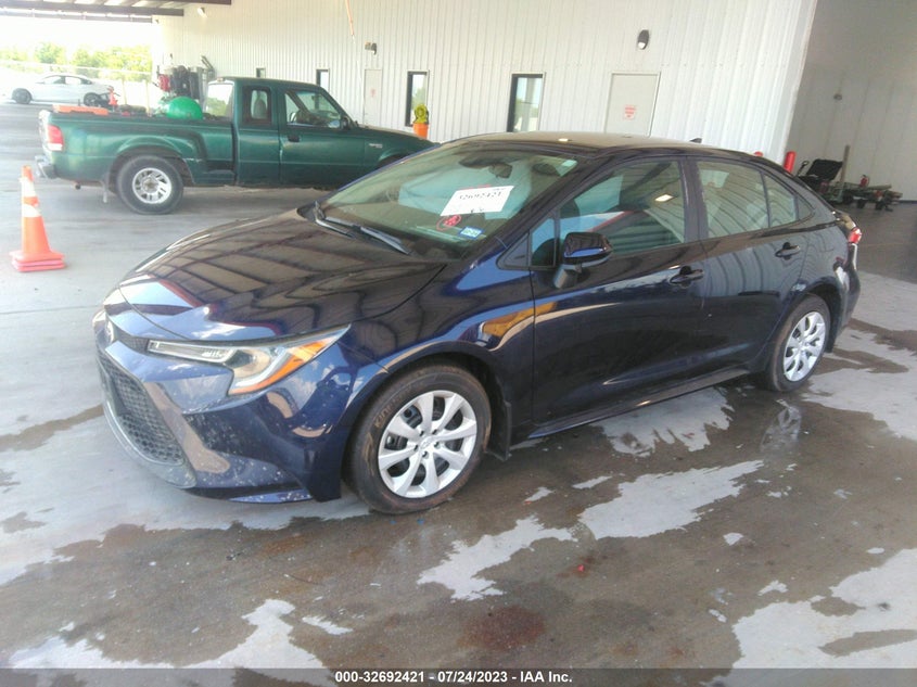 VIN 5YFEPMAE2NP308142 2022 TOYOTA COROLLA LE