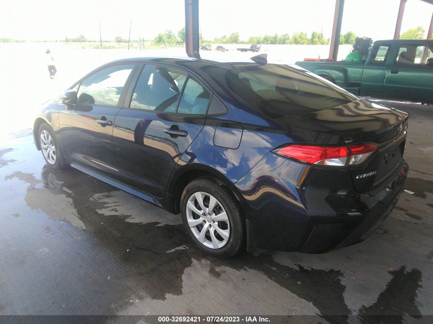 VIN 5YFEPMAE2NP308142 2022 TOYOTA COROLLA LE
