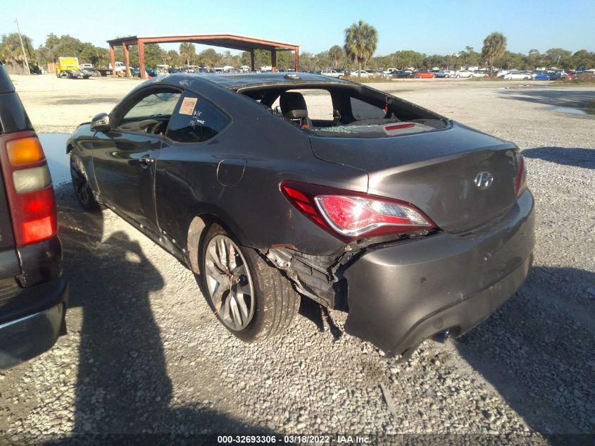 2013 HYUNDAI GENESIS COUPE 3.8 GRAND TOURING KMHHU6KJXDU098870