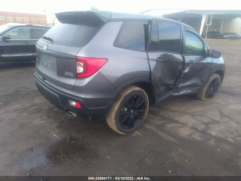 2021 HONDA PASSPORT SPORT 5FNYF8H24MB026114