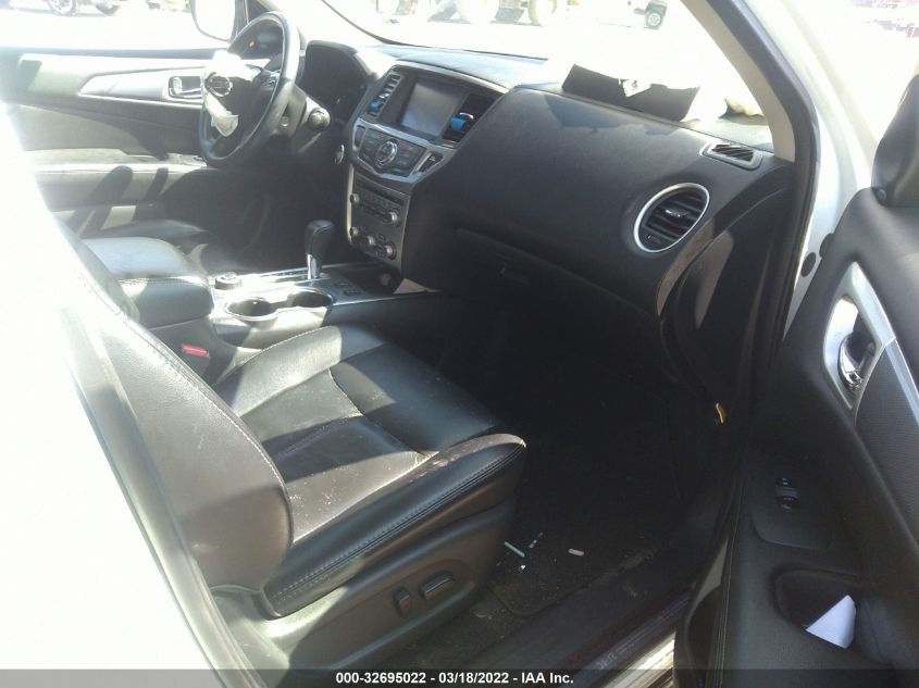2017 NISSAN PATHFINDER SL 5N1DR2MM4HC905718
