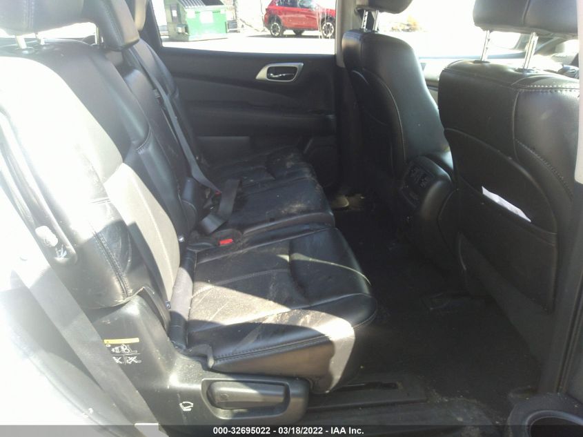 2017 NISSAN PATHFINDER SL 5N1DR2MM4HC905718
