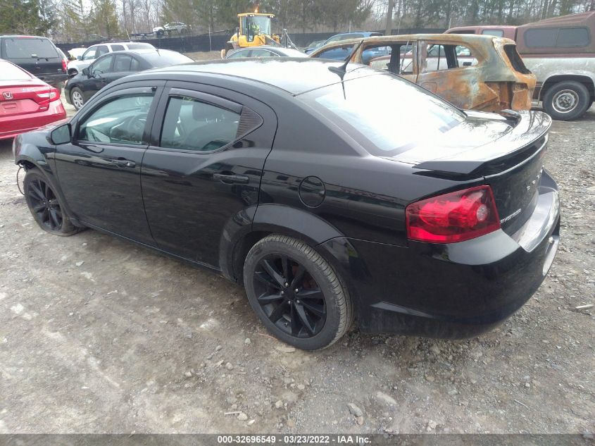 2013 DODGE AVENGER SXT 1C3CDZCB0DN630259