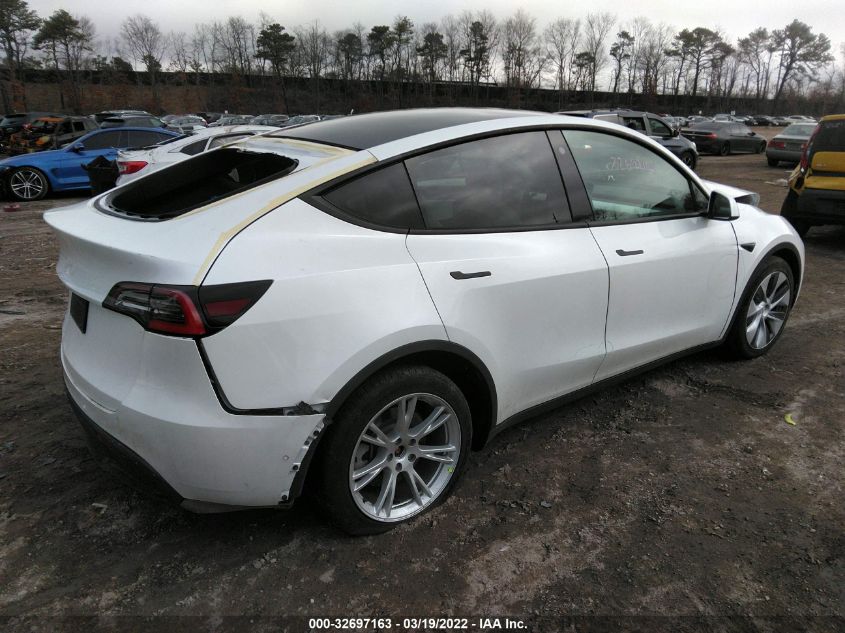 2021 TESLA MODEL Y LONG RANGE 5YJYGDEE4MF072269