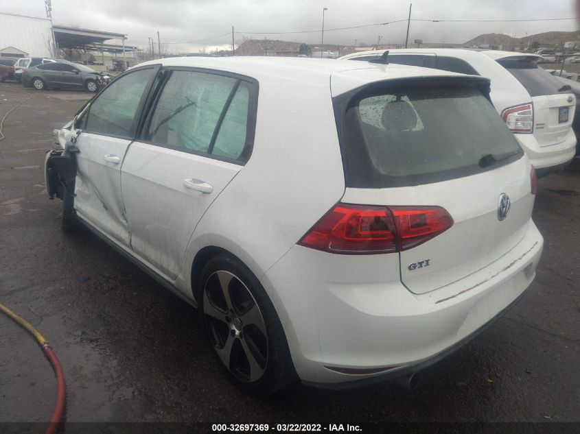 2015 VOLKSWAGEN GOLF GTI SE 3VW4T7AU9FM084888