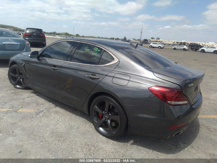 2020 GENESIS G70 3.3T KMTG34LE4LU048751