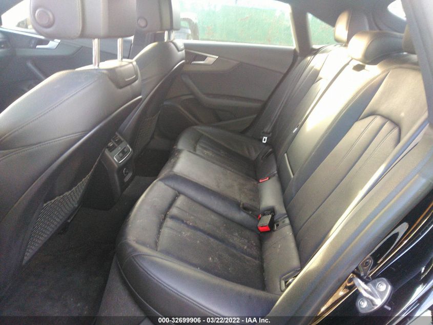 2018 AUDI A5 SPORTBACK PREMIUM PLUS WAUENCF54JA021728