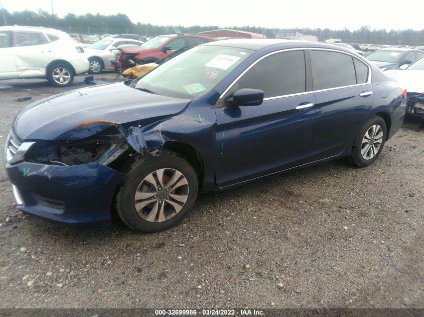 2014 HONDA ACCORD SEDAN LX 1HGCR2F30EA283504