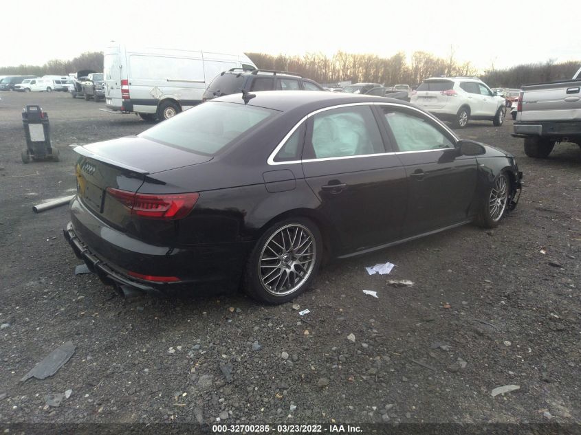 2018 AUDI A4 PREMIUM PLUS WAUENAF49JA053621