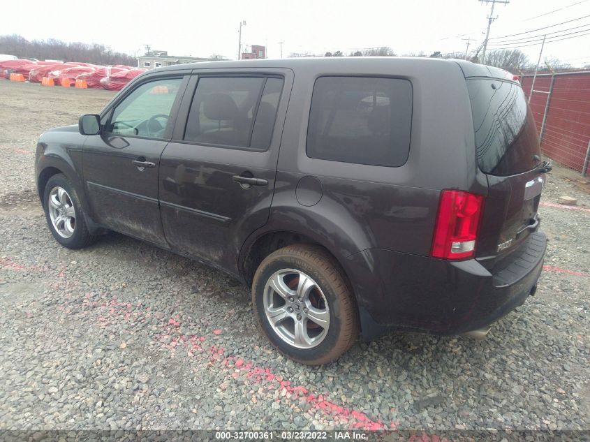 2013 HONDA PILOT EX-L 5FNYF4H79DB051787