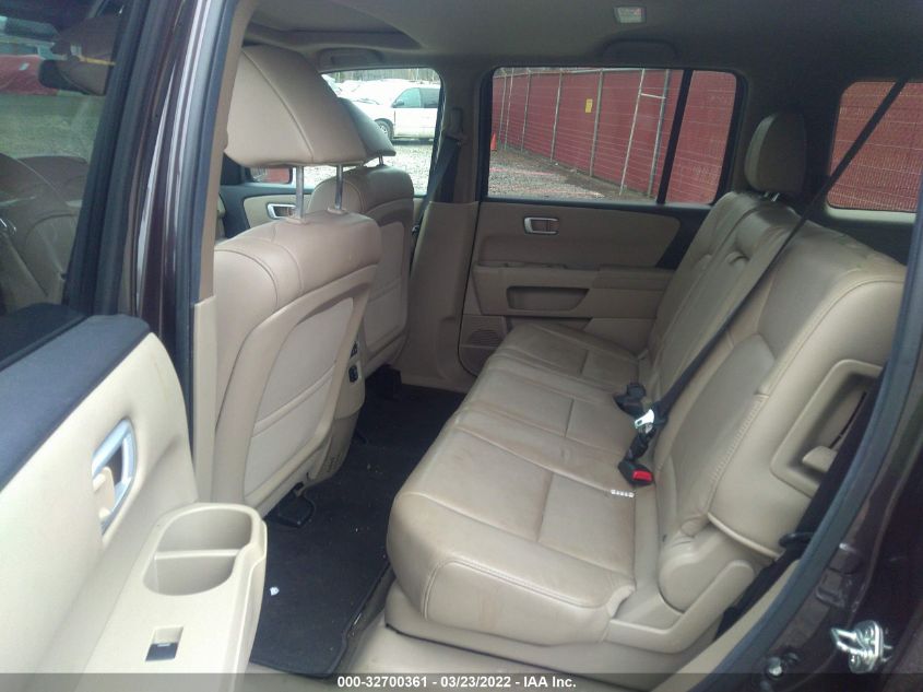 2013 HONDA PILOT EX-L 5FNYF4H79DB051787