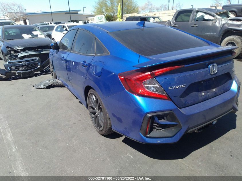 2020 HONDA CIVIC SI SEDAN 2HGFC1E54LH707471