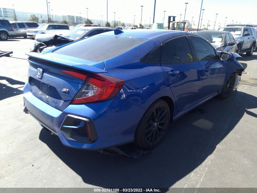 2020 HONDA CIVIC SI SEDAN 2HGFC1E54LH707471
