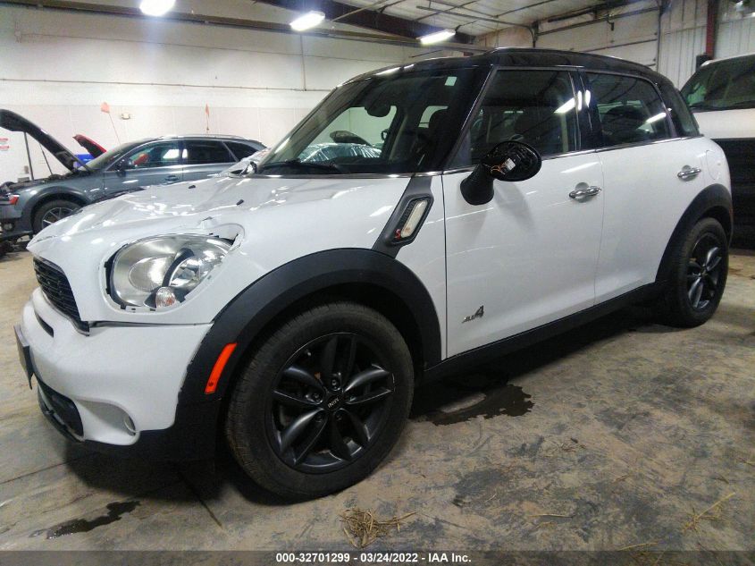 2013 MINI COOPER COUNTRYMAN S ALL4 WMWZC5C57DWP33052