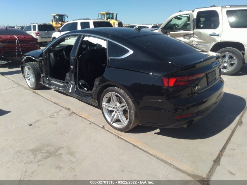 2019 AUDI A5 SPORTBACK PREMIUM PLUS WAUENCF52KA046306