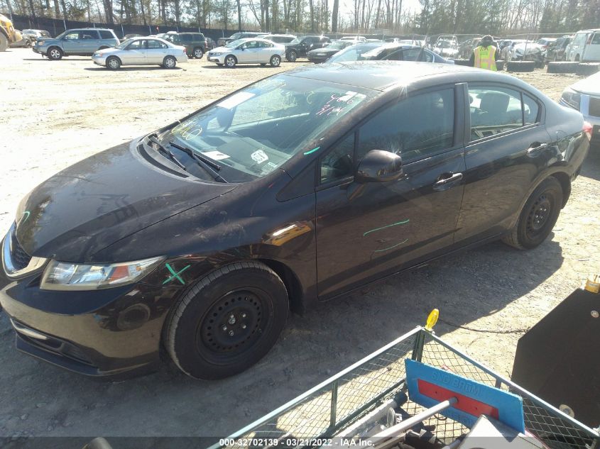 2013 HONDA CIVIC SDN LX 19XFB2F5XDE262009