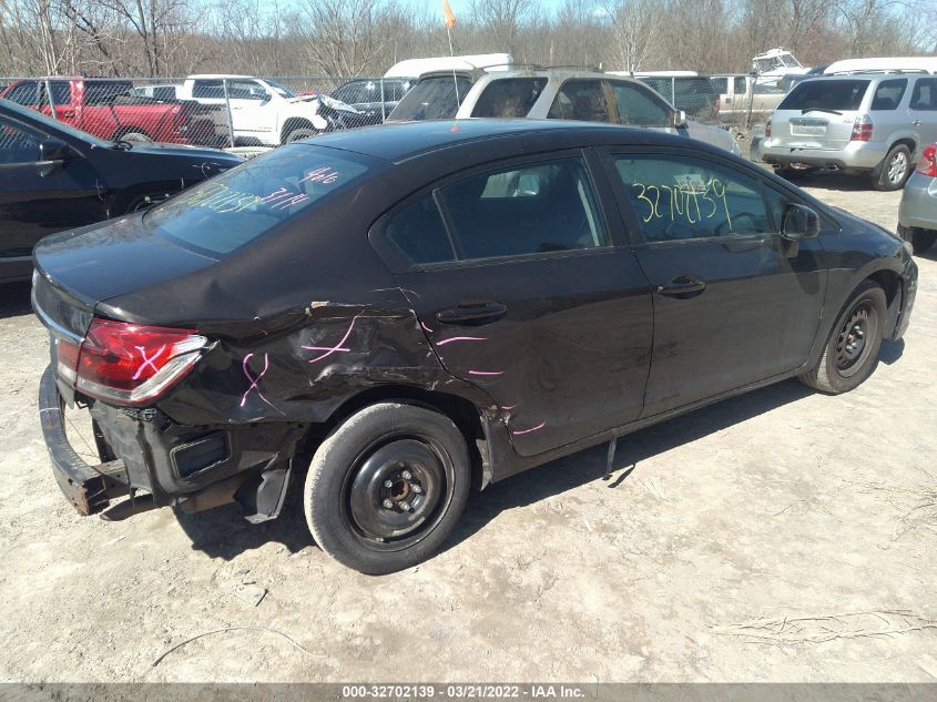 2013 HONDA CIVIC SDN LX 19XFB2F5XDE262009