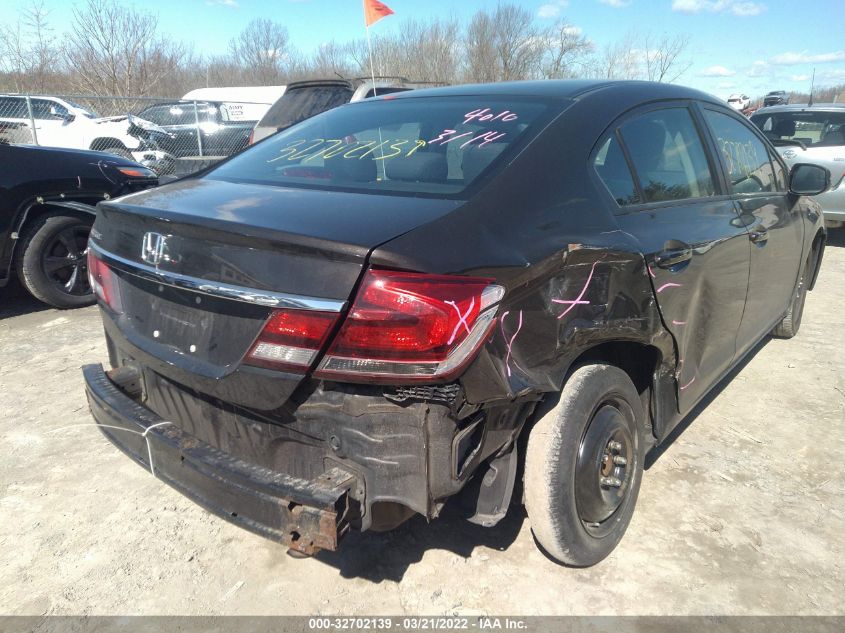 2013 HONDA CIVIC SDN LX 19XFB2F5XDE262009