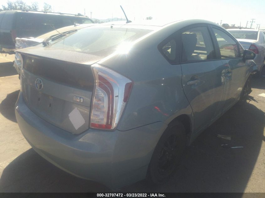 2015 TOYOTA PRIUS FOUR JTDKN3DU6F2004866