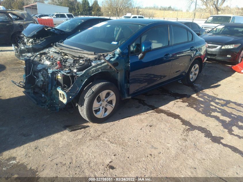 2013 HONDA CIVIC SDN LX 2HGFB2F54DH566586