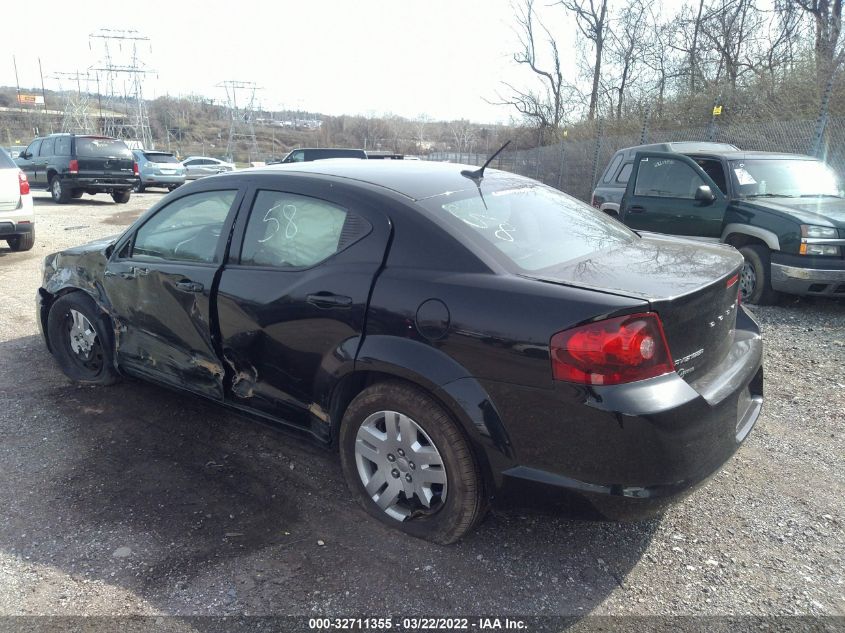 2013 DODGE AVENGER SE 1C3CDZAB9DN544855