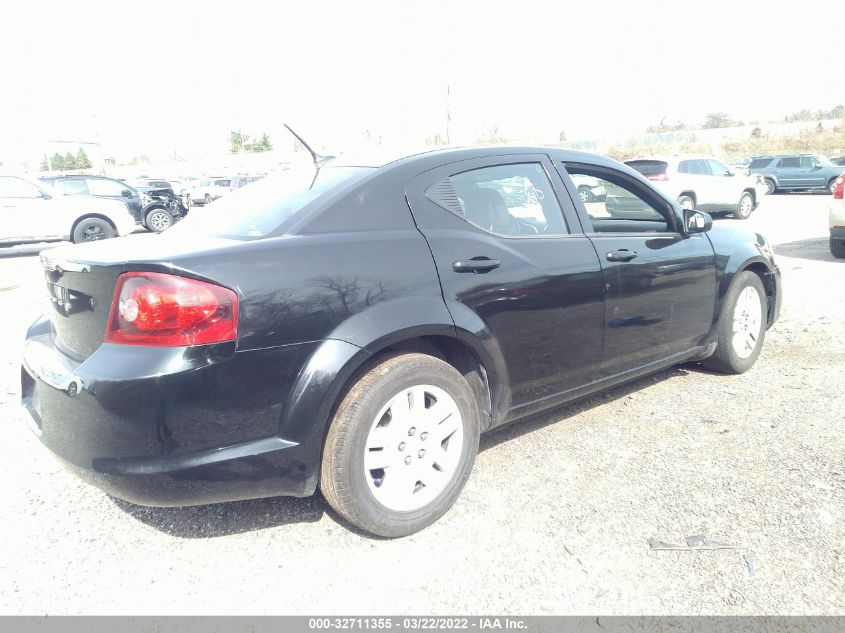 2013 DODGE AVENGER SE 1C3CDZAB9DN544855
