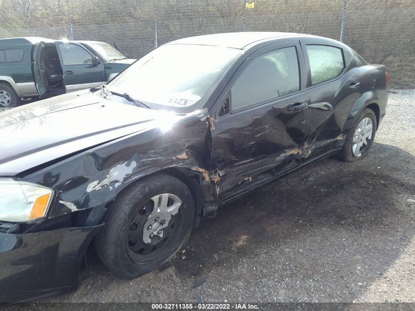 2013 DODGE AVENGER SE 1C3CDZAB9DN544855