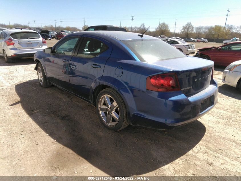 2013 DODGE AVENGER SE 1C3CDZAB4DN657905