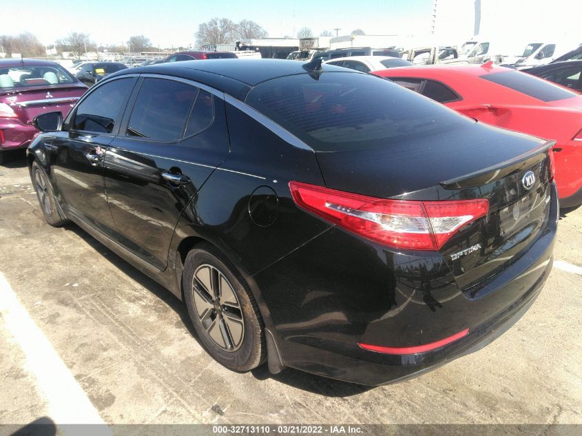 2013 KIA OPTIMA HYBRID LX KNAGM4AD9D5062224