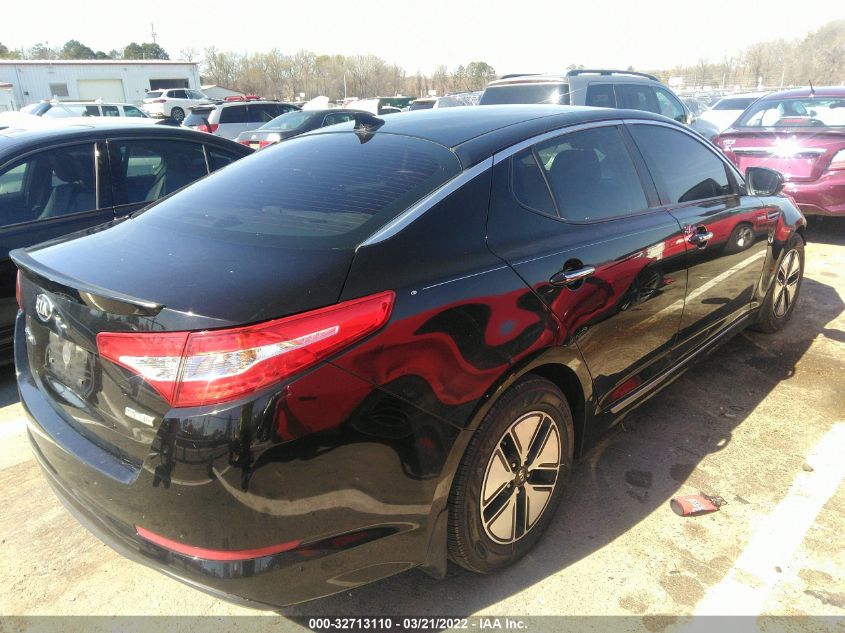 2013 KIA OPTIMA HYBRID LX KNAGM4AD9D5062224