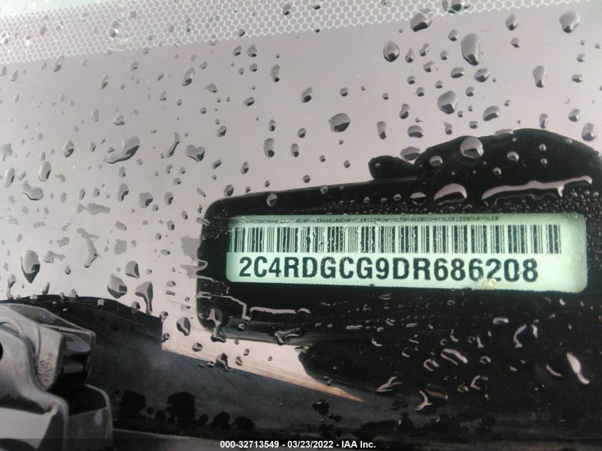 2013 DODGE GRAND CARAVAN SXT 2C4RDGCG9DR686208