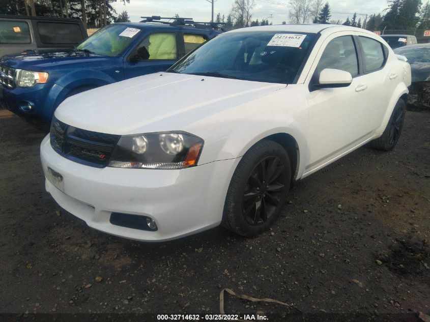 2014 DODGE AVENGER SXT 1C3CDZCG1EN181266
