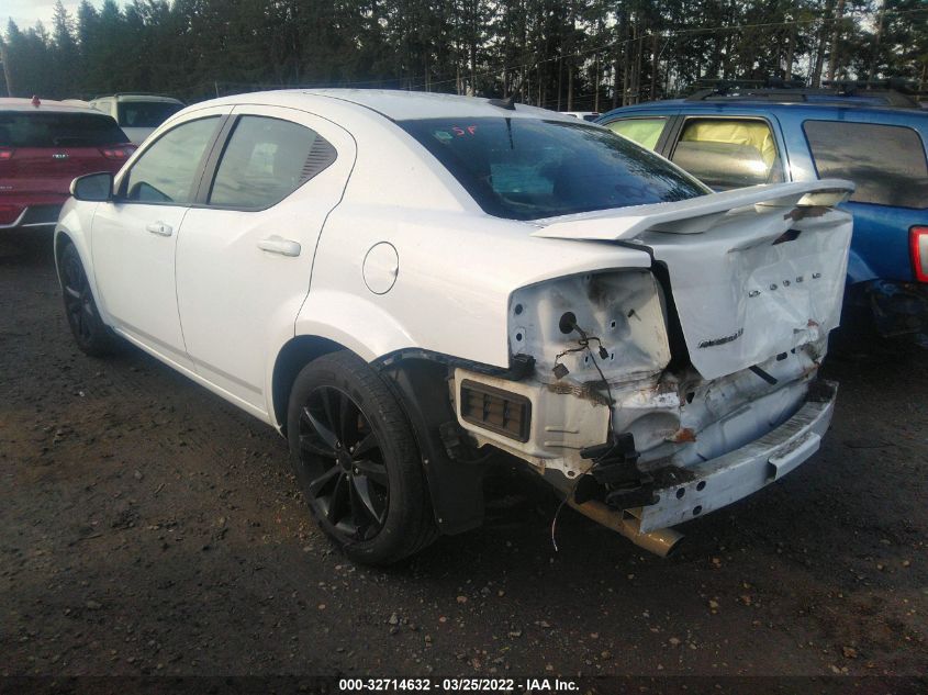 2014 DODGE AVENGER SXT 1C3CDZCG1EN181266