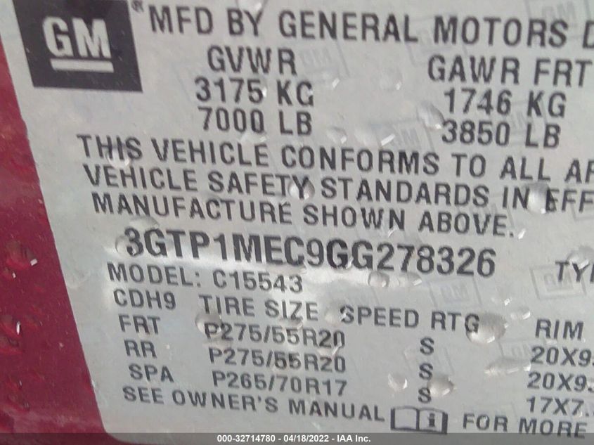 2016 GMC SIERRA 1500 SLE 3GTP1MEC9GG278326