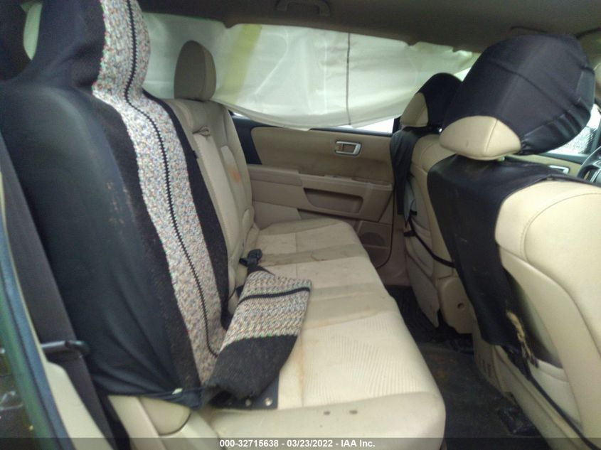 2013 HONDA PILOT LX 5FNYF3H23DB028018