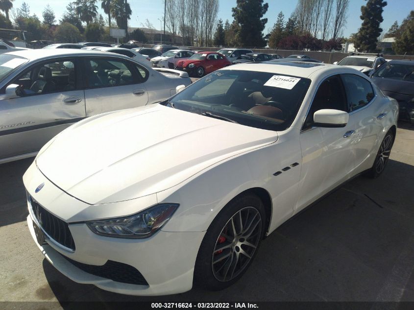 2016 MASERATI GHIBLI S ZAM57RSA8G1169128