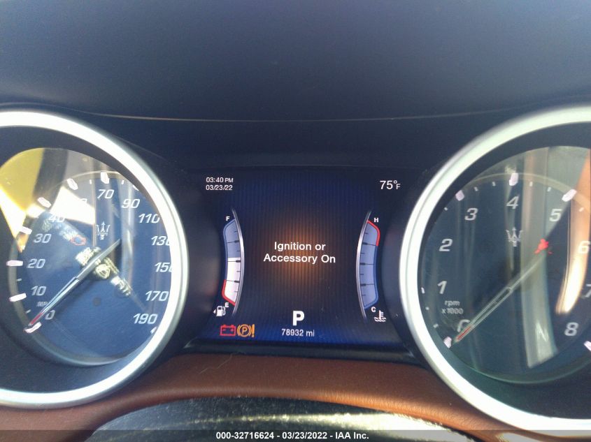 2016 MASERATI GHIBLI S ZAM57RSA8G1169128