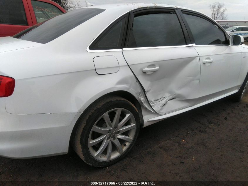 2014 AUDI A4 PREMIUM WAUAFAFL7EN036852