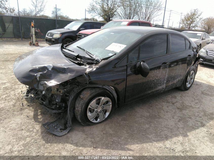 2013 HONDA CIVIC SDN LX 2HGFB2F55DH589486